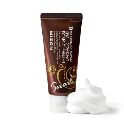 MIZON Snail Repairing Foam Cleanser 60 mL (2.02 fl oz)