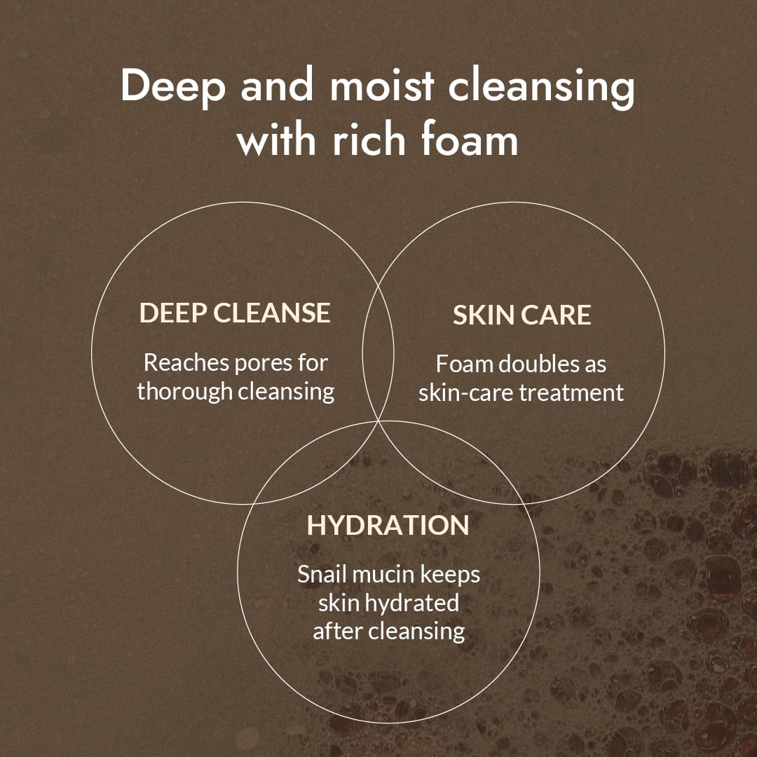 MIZON Snail Repairing Foam Cleanser 60 mL (2.02 fl oz)