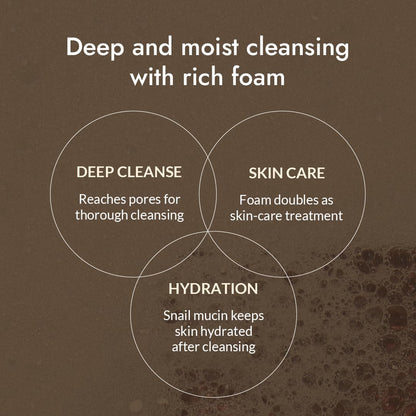 MIZON Snail Repairing Foam Cleanser 60 mL (2.02 fl oz)