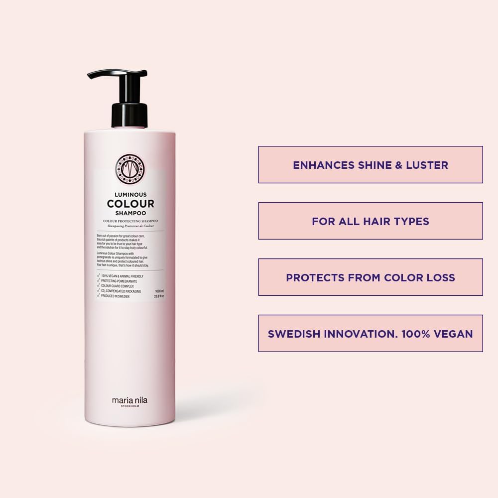 Maria Nila Luminous Colour Shampoo 1 L (33.8 fl oz)