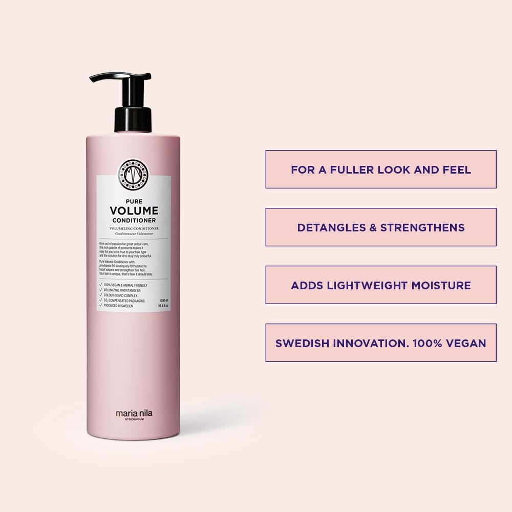 Maria Nila Pure Volume Conditioner 1 L (33.8 fl oz)