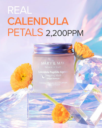 Mary&May Calendula Peptide Ageless Sleeping Mask 110 g (3.7 oz)
