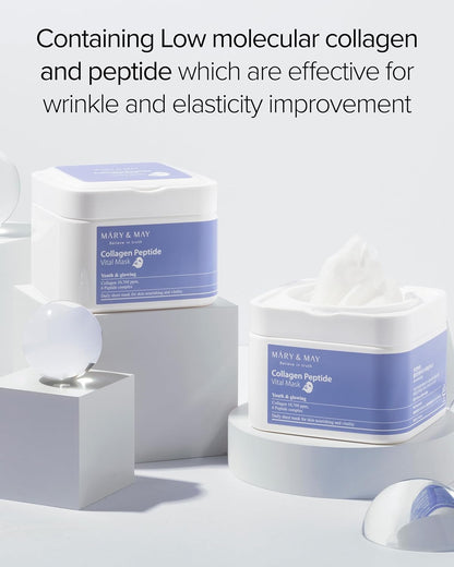 Mary&May Collagen Peptide Vital Mask 110 g (30 sheets)