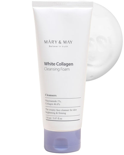 Mary&May White Collagen Cleansing Foam 150 mL (5.07 fl oz)