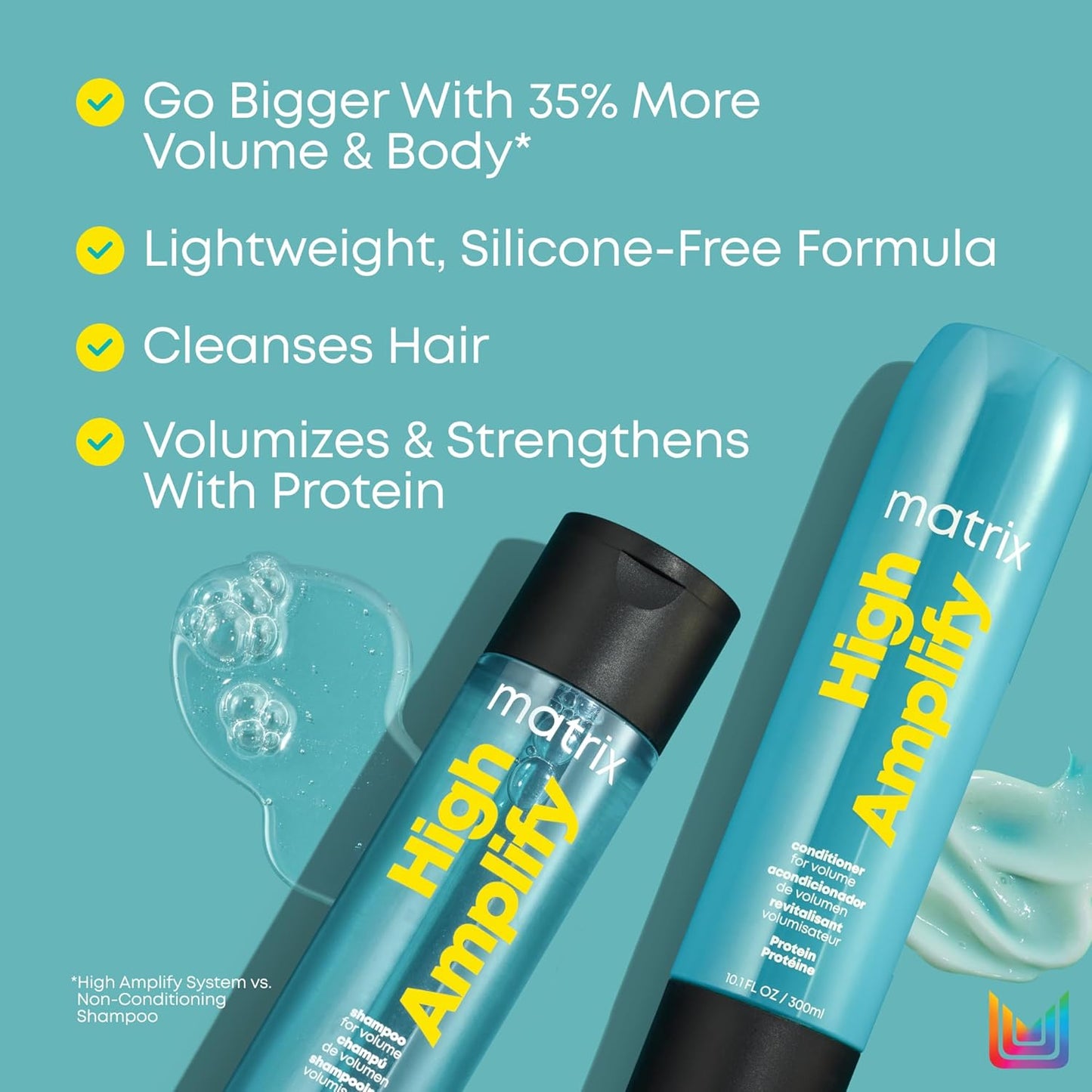 Matrix High Amplify Shampoo & Conditioner Set 300 mL (10.1 FL oz)