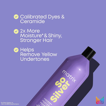 Matrix So Silver Purple Shampoo 1 L (33.8 fl oz)