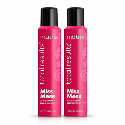 Matrix Total Results Miss Mess Dry Finishing Spray 136 g (4.8 oz) 2 PACK