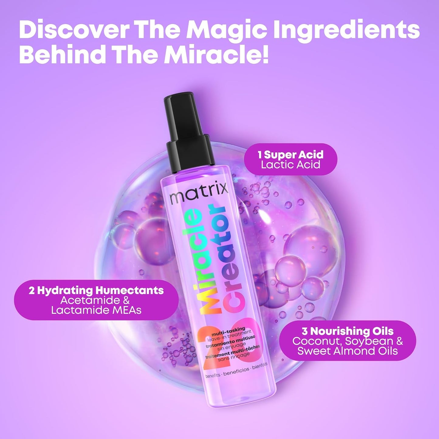 Matrix Miracle Creator Multi-Tasking Leave-In Treatment 200 mL (6.8 fl oz)