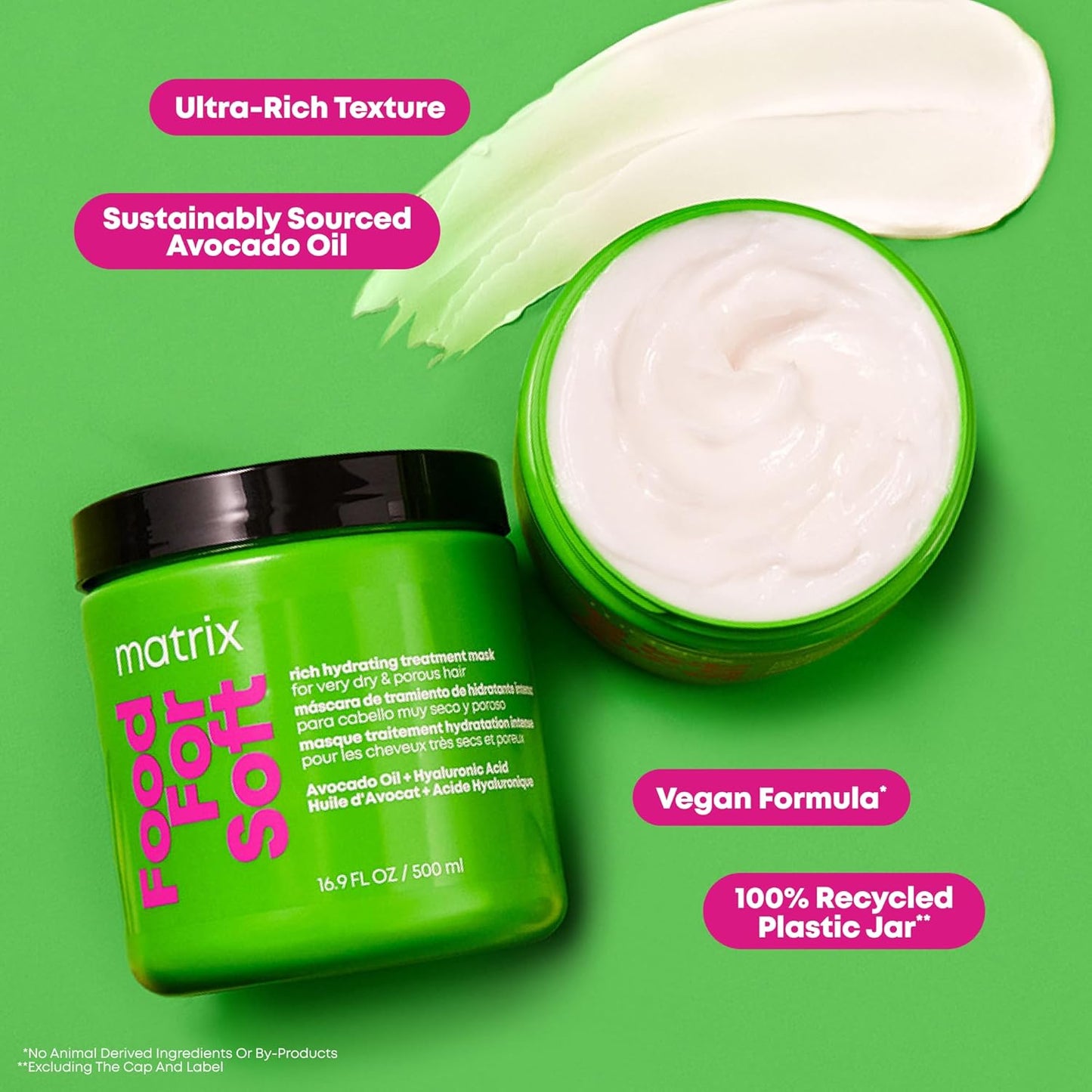 Matrix Miracle Food For Soft Rich Hydrating Treatment Mask 500 mL (16.9 fl oz)