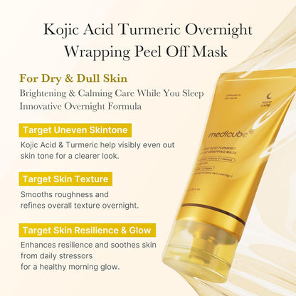 Medicube Kojic Acid Turmeric Night Wrapping Mask 75 mL (2.53 fl oz)