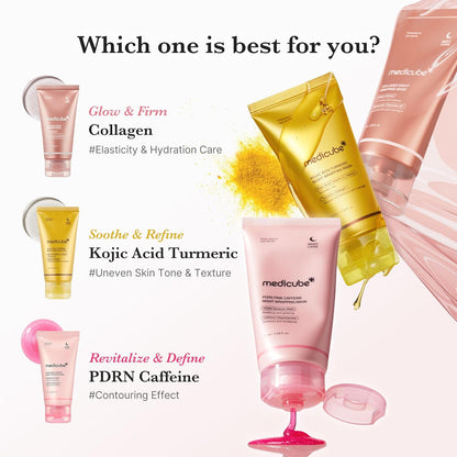 Medicube PDRN Pink Caffeine Night Wrapping Mask 75 mL (2.53 fl oz)