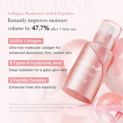 Medicube PDRN Pink Exosome Shot Serum 7500 30 mL (1.01 fl oz)