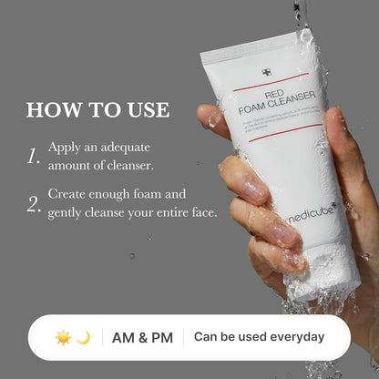 Medicube Red Foam Cleanser 120 mL (4.06 fl oz)