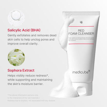 Medicube Red Foam Cleanser 120 mL (4.06 fl oz)