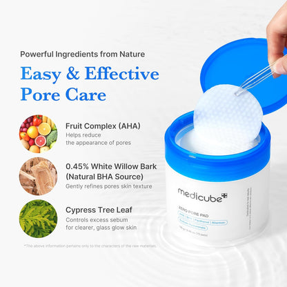 Medicube Zero Pore Pad 155g (5.46 oz) 70 pc
