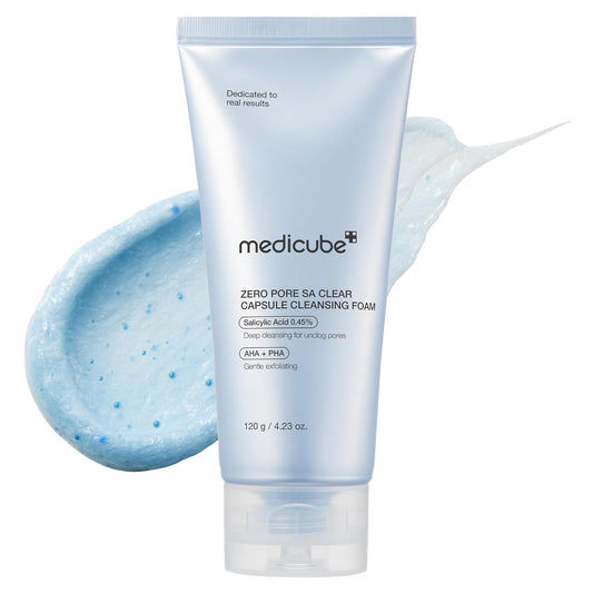 Medicube Zero Pore SA Clear Capsule Cleansing Foam 120 mL (4.23 fl oz)
