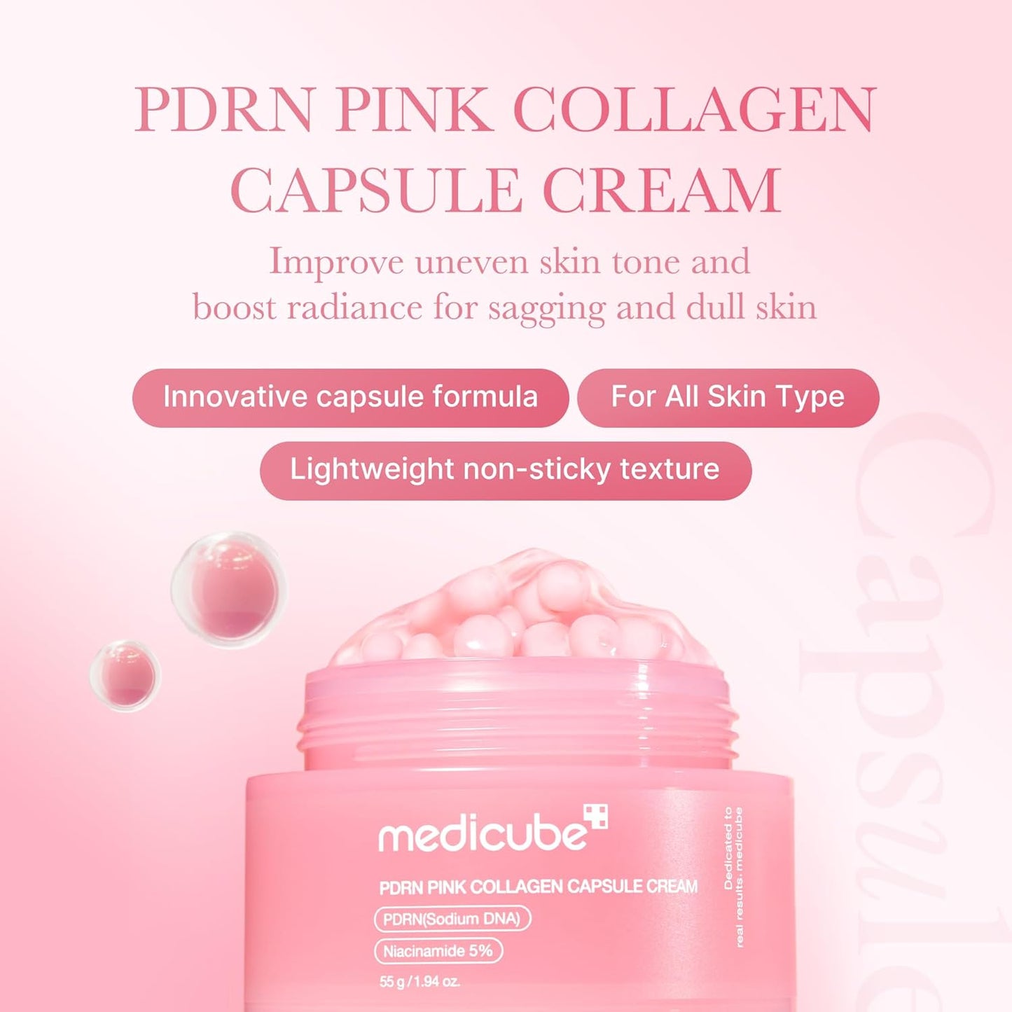 Medicube PRDN Pink Collagen Capsule Cream 55 g (1.94 oz)