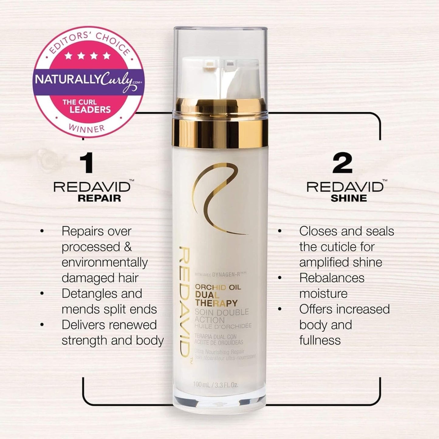 REDAVID Orchid Oil Dual Therapy 100 mL (3.3 fl oz)
