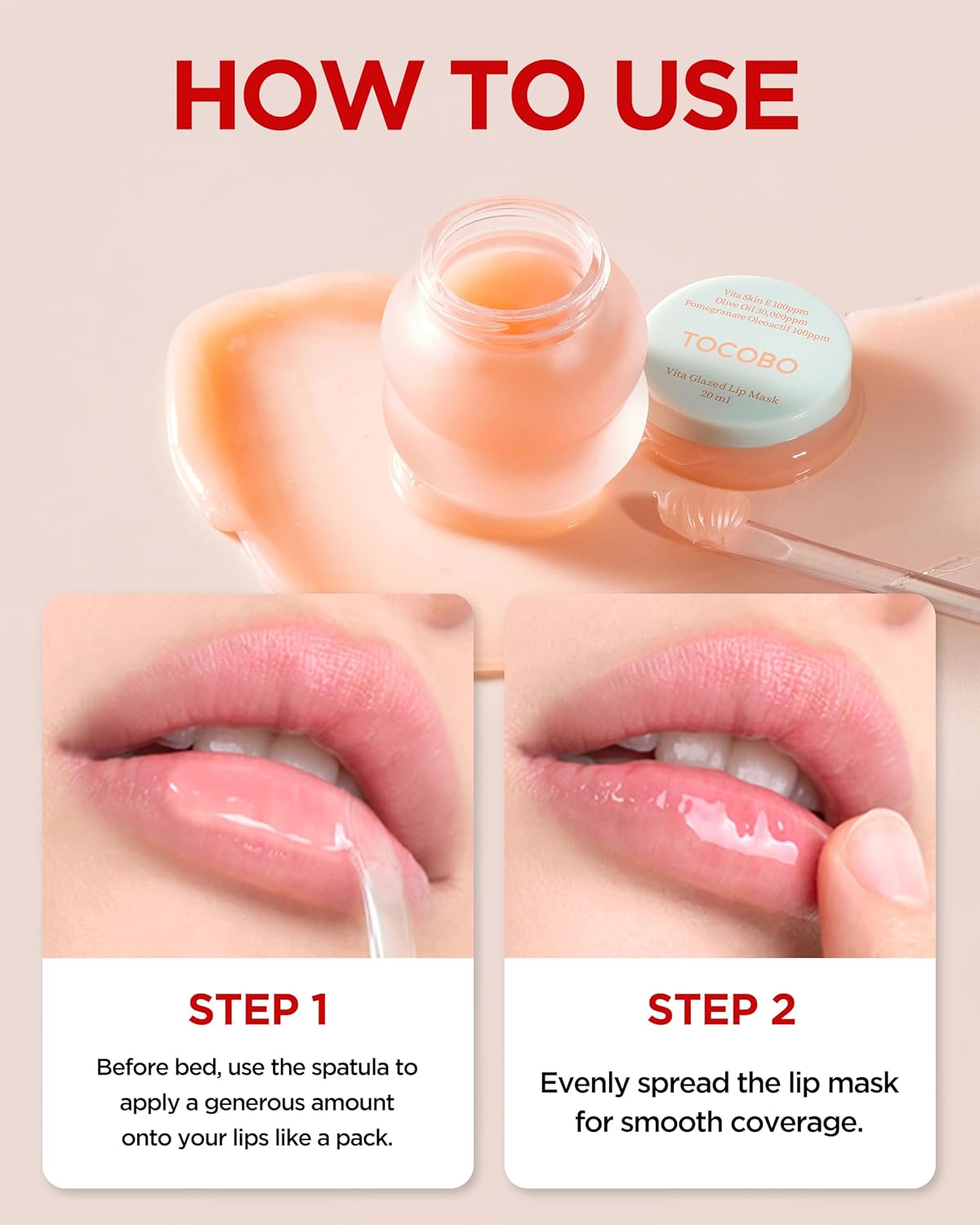 TOCOBO Vita Glazed Lip Mask 20 mL (0.68 fl oz)
