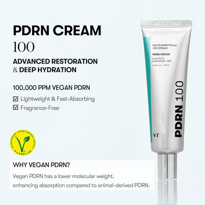 VT Cosmetics PDRN Cream 100 50 mL (1.69 fl oz)