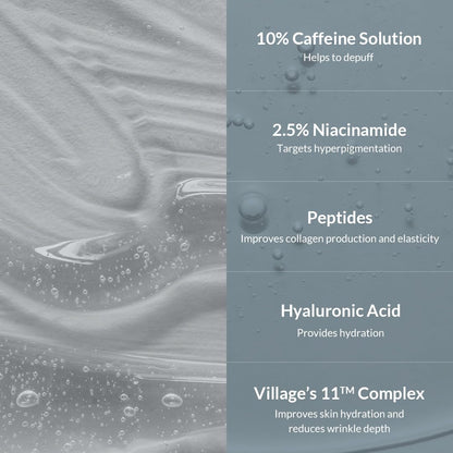 Village 11 Factory Hydro Boost Caffeine Eye Serum 10 mL (0.33 fl oz)