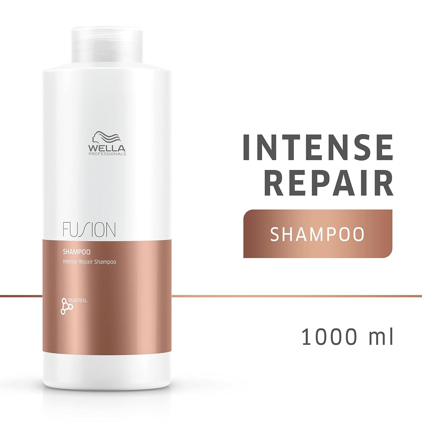 Wella Professionals - Fusion Intense Repair Shampoo - 33.8oz / 1 Liter [Beauty] Beauty Wella Professionals